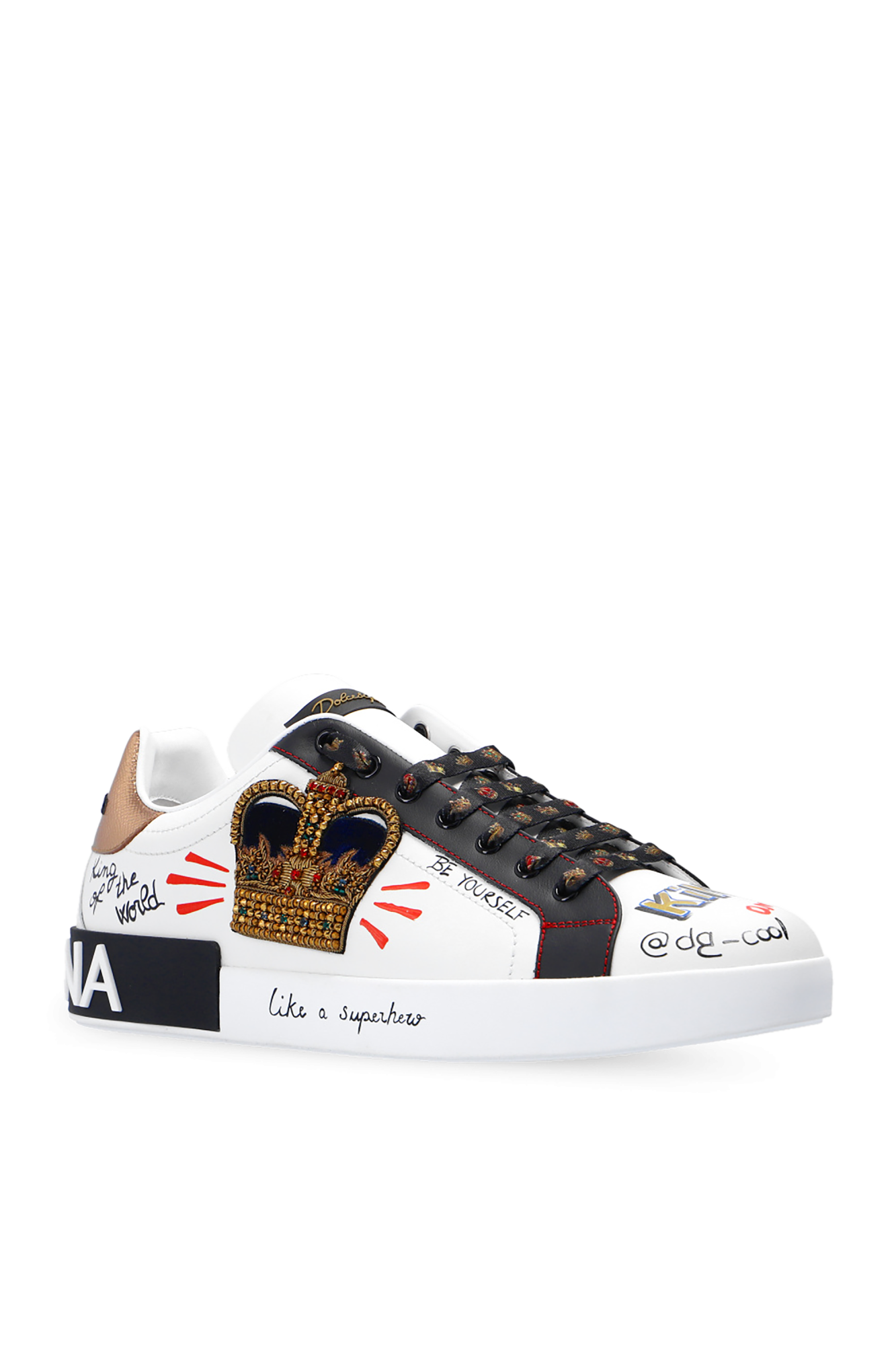 White 'Portofino' sneakers with logo Dolce & Gabbana - Vitkac Canada